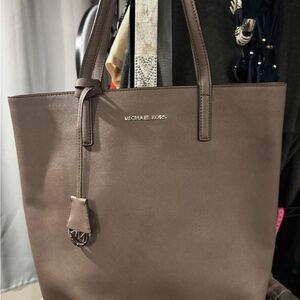 Michael Kors Taupe Leather Tote